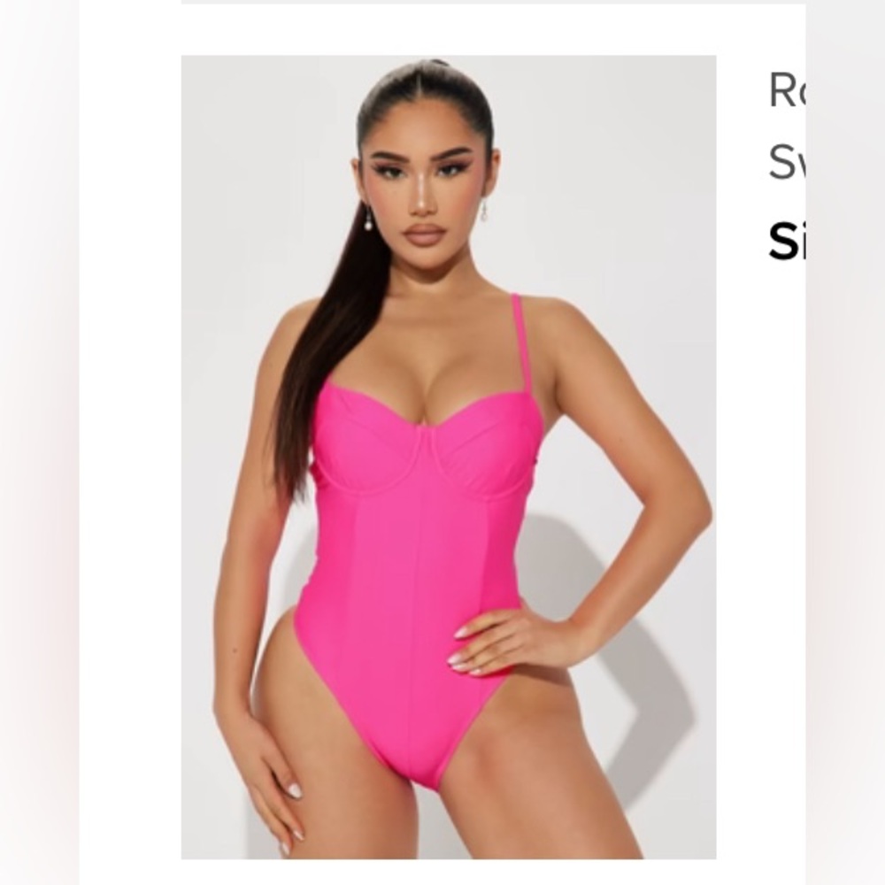 Rory Underwire 1 Piece Swimsuit -
Hot Pink